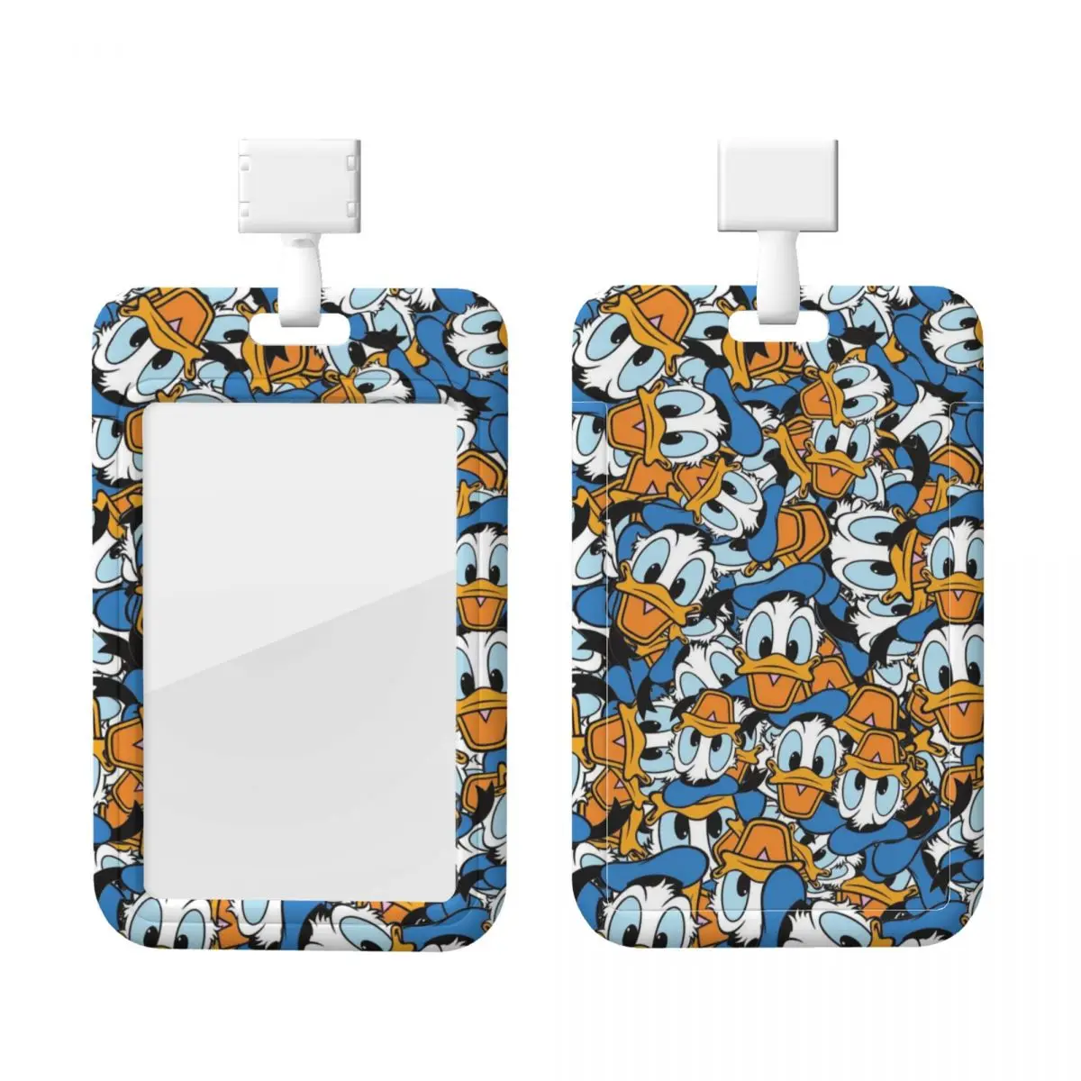 

Custom Neck Lanyard Card Holder Donald Duck Card Badge Holder For Subway Bus Bank Card Lanyard Credential Badge Holder Hospitals