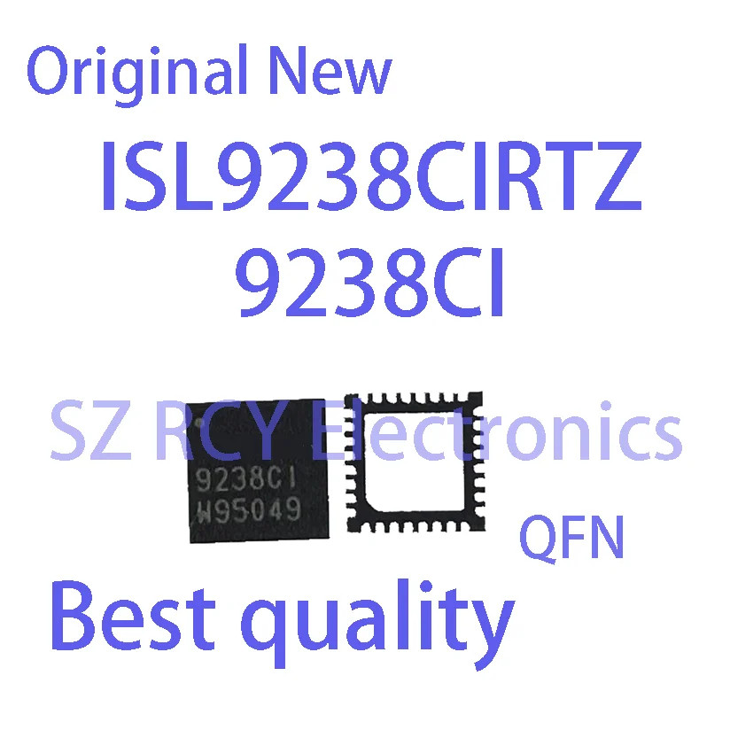 ชิปวงจรรวม QFN 9238CI ISL9238CI ISL9238CIRTZ ISL9238CIRTZ-T ใหม่ (2-5ชิ้น)