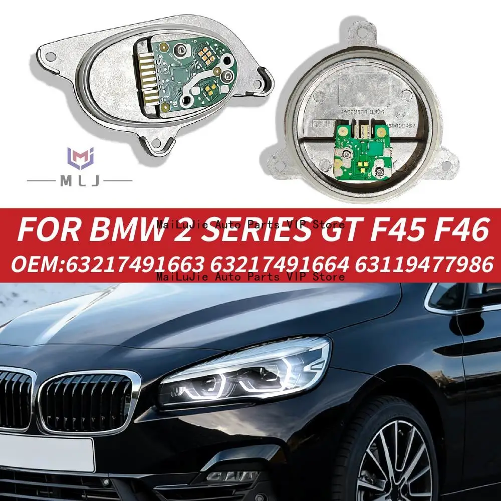 

63217491663 63217491664 For BMW 2 Series GT F45 F46 2017-2019 LED Module Angel Eye Module DRL and Turn Signal Control Unit