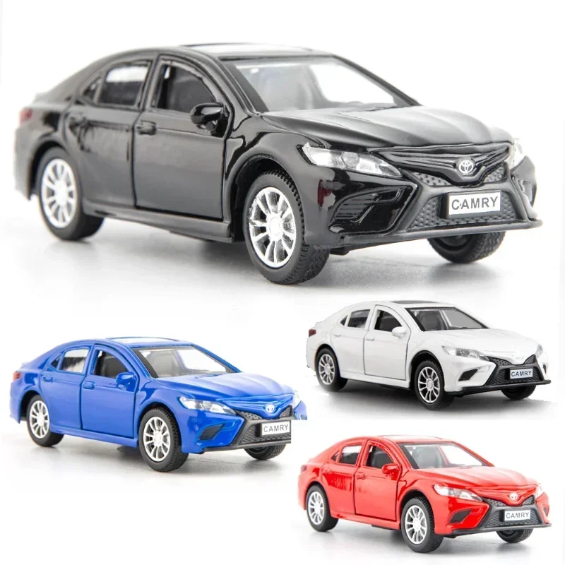 1:36 Camry Alloy Car Model Pull Back Car Model Metal Toy Ornaments Gifts G18