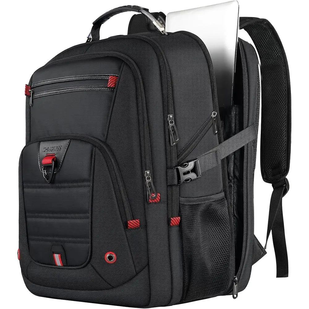 Large 52L Capacity Travel Backpack, Durable TSA-Approved, Anti-Theft Laptop Bag, Water-Resistant for Men & Women, Suitable for C