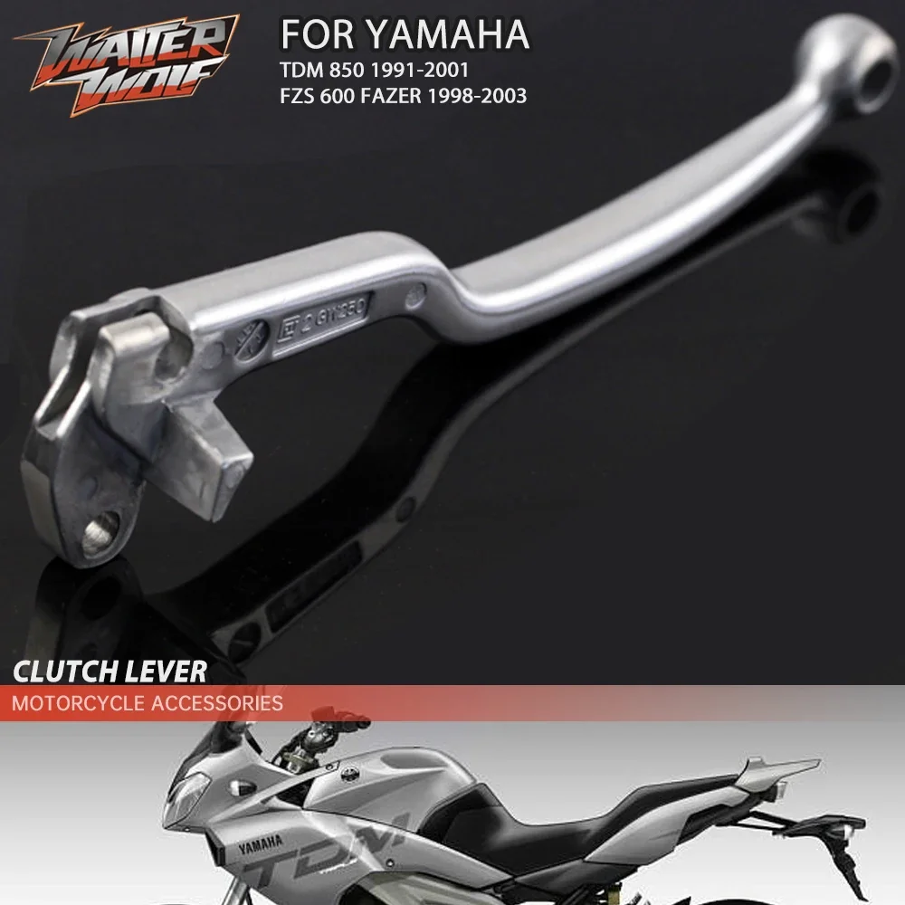 Clutch Lever For YAMAHA TDM 850 TDM 900 BT 1100 FZS 600 FAZER 1998-2003 Motorcycle Accessories Silver Motobike Lever