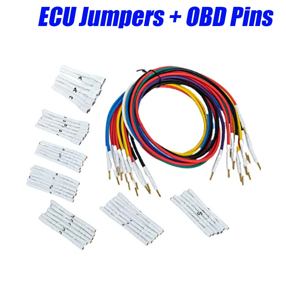 OBD ECU Jumper Wire Kit OBD16P‑OBD15PFM Car Diagnostic Jumper Pin Cable Set Automobile ECU Programming Test Harness