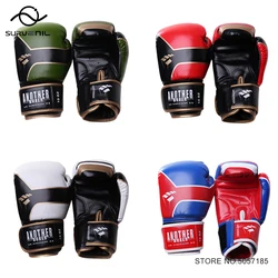 Rękawice bokserskie PU Leather Muay Thai Guantes De Boxeo Free Fight MMA Worek z piaskiem Trening treningowy Rękawice sparingowe dla mężczyzn Kobiety Dzieci