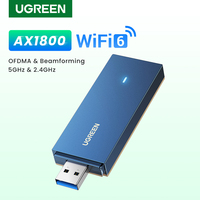 UGREEN AX1800 WiFi Adapter WiFi6 USB3.0 5G&2.4G Dual-band USB WiFi for PC Windows 11 10 Wifi Antenna USB Ethernet Network Card