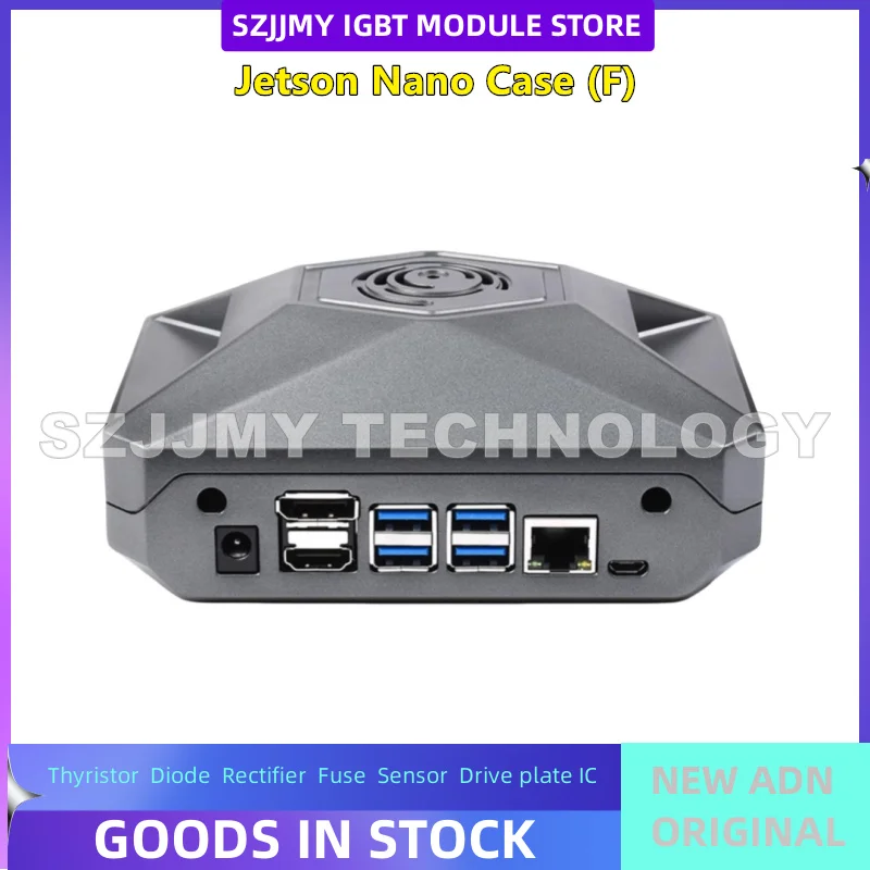 Cangkang paduan aluminium Jetson Nano, sasis pelindung pembuangan panas logam, papan adaptor GPIO kokoh BARU ASLI DALAM SAHAM