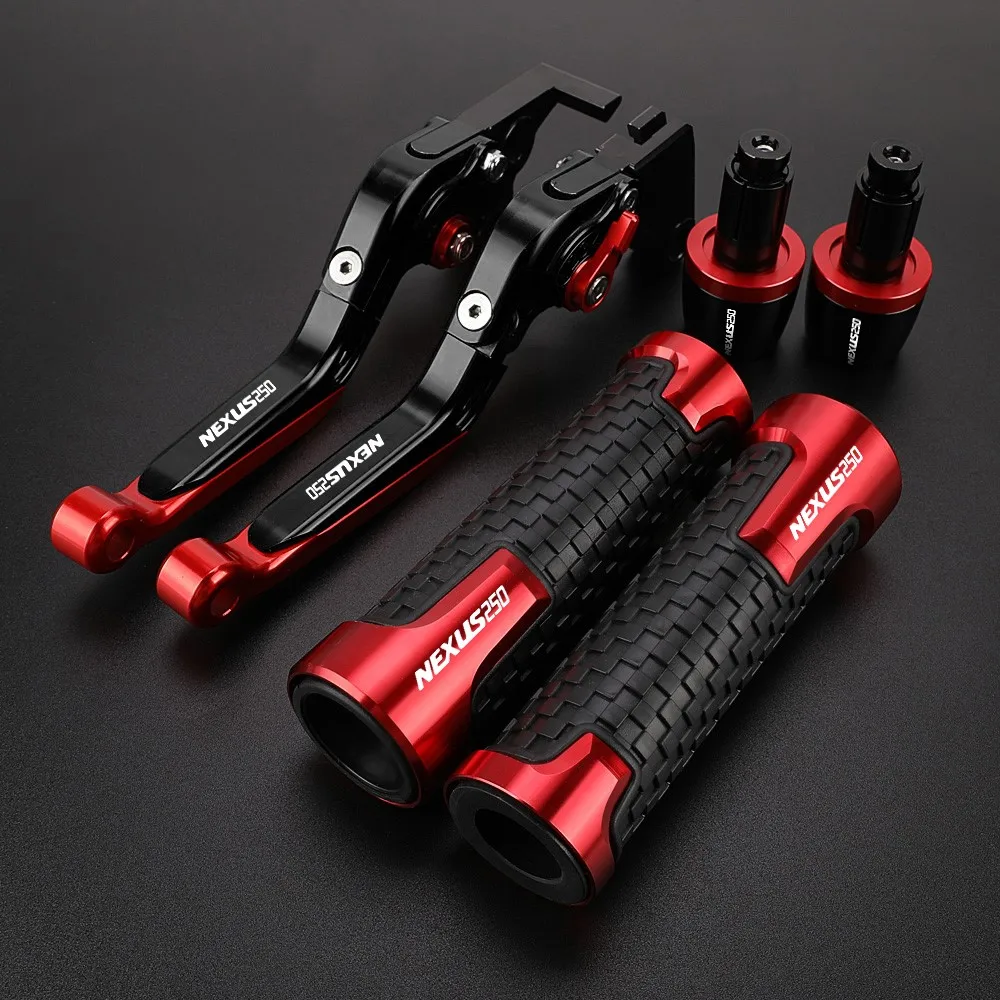 

Motorcycle For GILERA Nexus250 2006-2008 2007 Handle Grip Ends Adjustable Foldable Motor Brake Clutch Lever SET Part Accessories