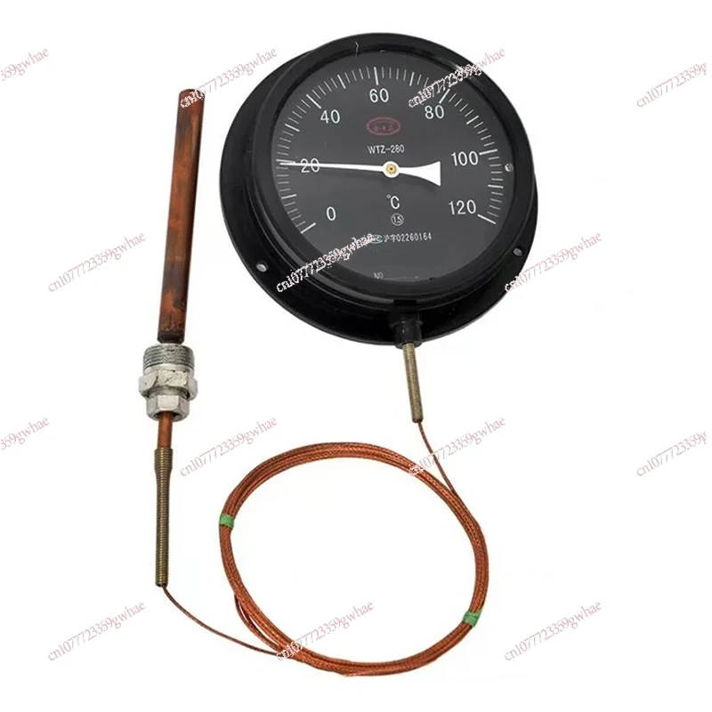 Pressure Type WTZ-280 Thermometer Mechanical Thermometer For Industrial Boilers To Measure Water Temperature And Oil Temperature
