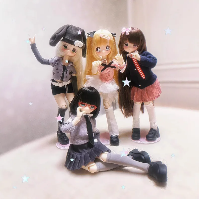 

Коллекционная фигурка Minalab BJD Blind Box: милая аниме-фигурка, настольное украшение, аниме-атрибутика, декор для дома для взрослых коллекционеров