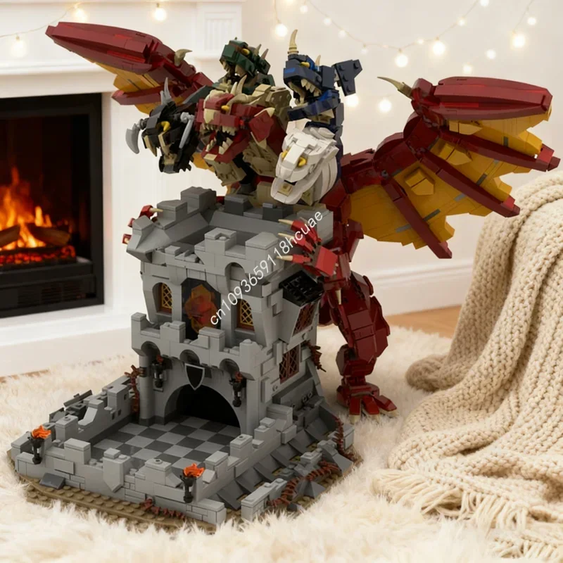 2487pcs MOC Tiamat S Dice Tower Bundle Ideas And Model Building Festivals Gift Blocks Toys Architecture DIY Idea Birthday