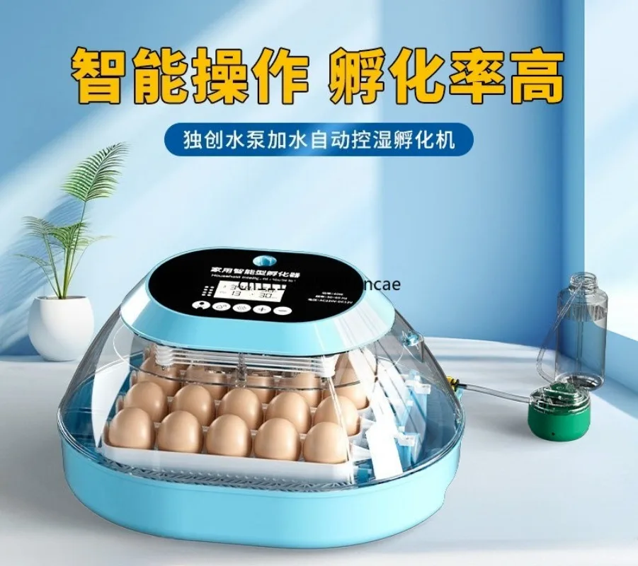 For Household Mini Automatic Egg Incubator Intelligent Digital Hatcher For Rutin Chicken Chick Parrot Eggs
