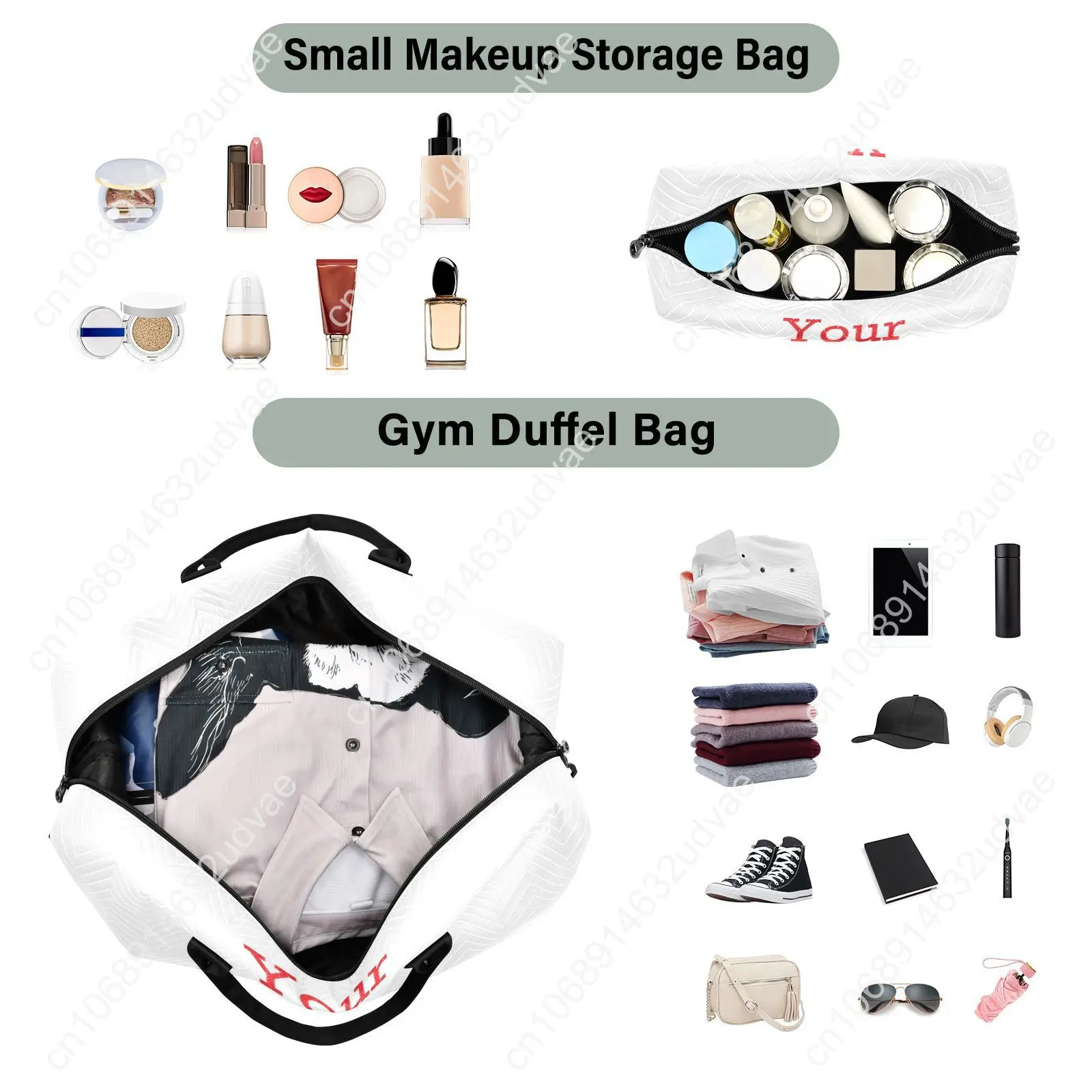 Weekender Bags for Women Custom images Large Overnight Bag Sports Travel Duffel Bag Carry on Luggage Bag For Travel Business Gym
