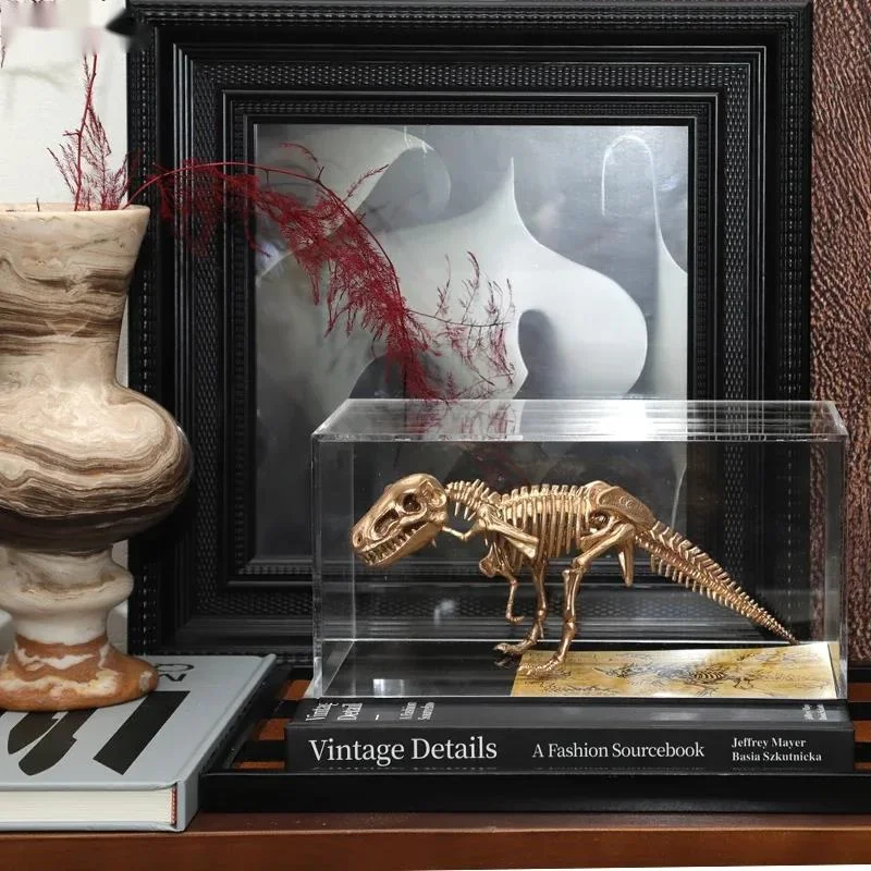 

Dinosaur Park Series Dinosaur Fossils Tyrannosaurus Rex Compatible Assembled Building Blocks Display Box Decor Children Gift