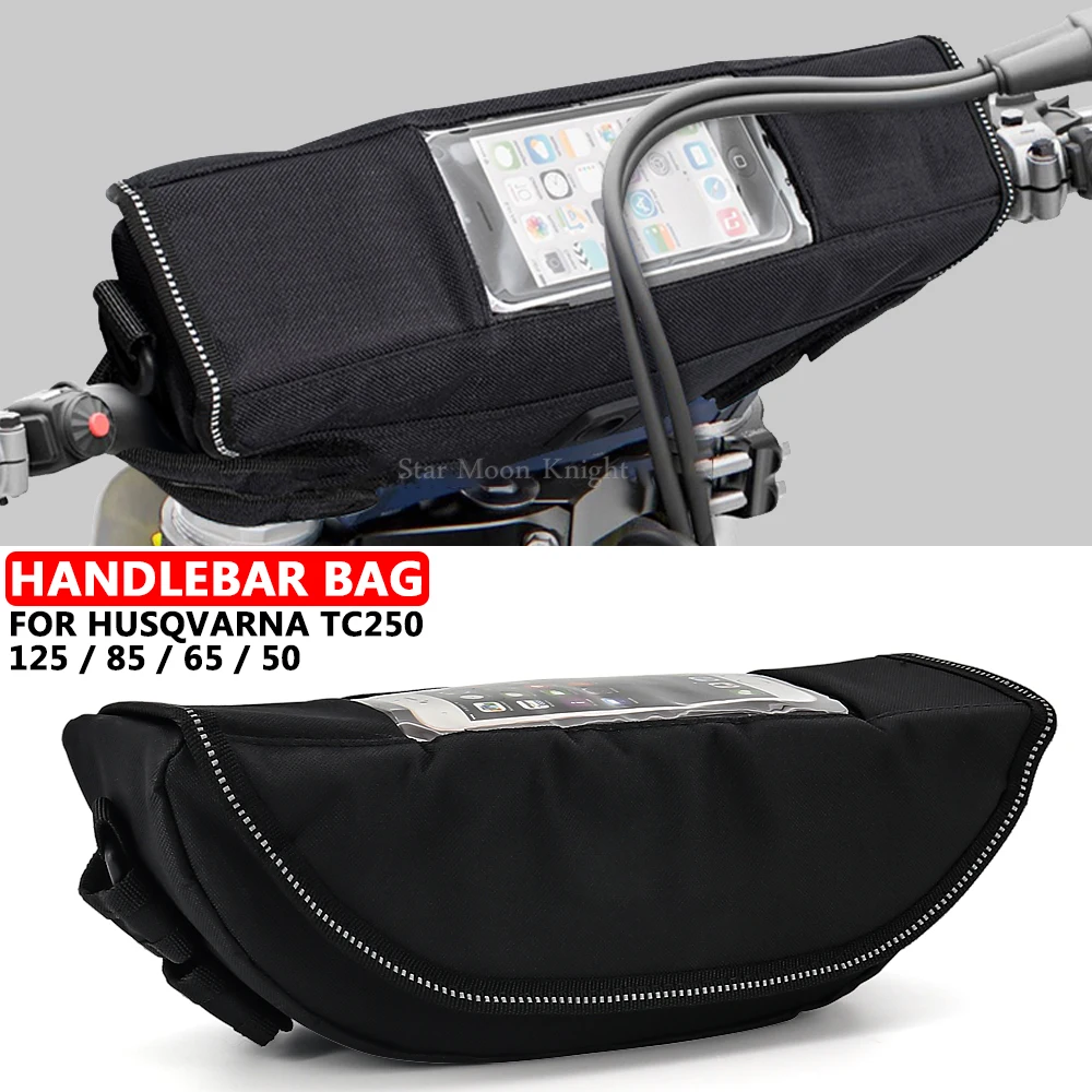 

Motorcycle Waterproof Bag Storage Handlebar bag Travel Tool bag For Husqvarna TC250 TC125 TC85 TC65 TC50 TC 250 125 85 65 50