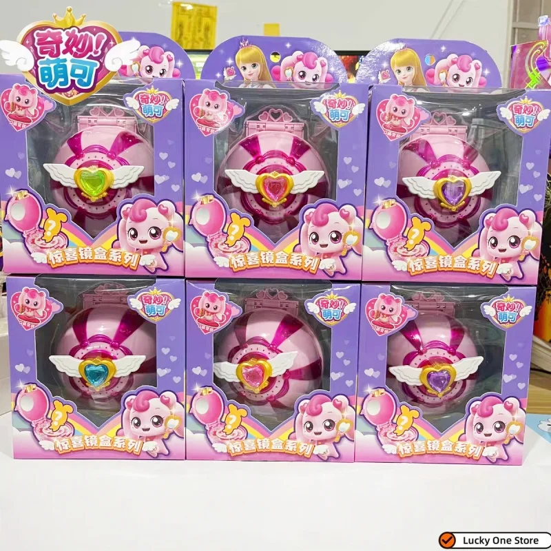 

Подлинные аниме-фигурки Catch Teenieping, игрушки Love, милая кукла принцессы, звук и свет, зеркальная коробка, набор серии, подарок на день рождения для девочек