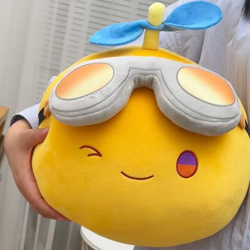 Kawaii الحب والمساحة العميقة أفخم مجموعة وسادة أفخم نظارات صفراء دمية وسادة لعبة الخيزران اليعسوب لينة Goft للأطفال