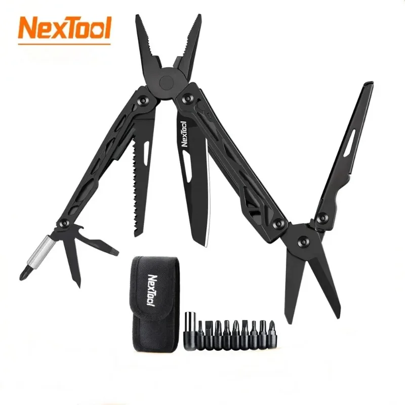 

Многофункциональные плоскогубцы Nextool для кемпинга, семейный набор для дома, из нержавеющей стали, открытый складной нож, карманные многофункциональные плоскогубцы