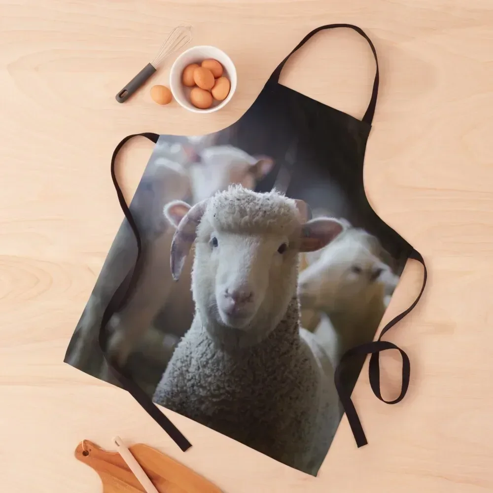 

Sheep Apron home women Customizable Chef Uniform Women Apron