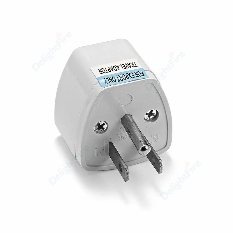 Universal EU UK AU To US USA 2Pin 3Pin Plug Adapter China British Korea Euro European To American Travel Adapter Power Converter