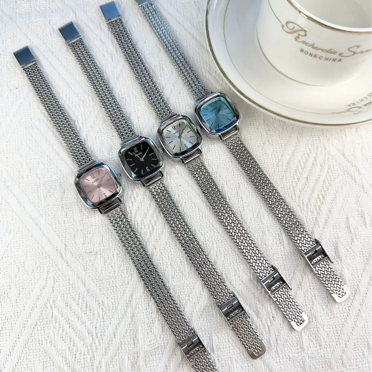 Fashion Ladies Watch Adjustable Stainless Steel Strap Quartz Watch Dropshipping Luxury Female Gift Clock Relojes Para Mujer