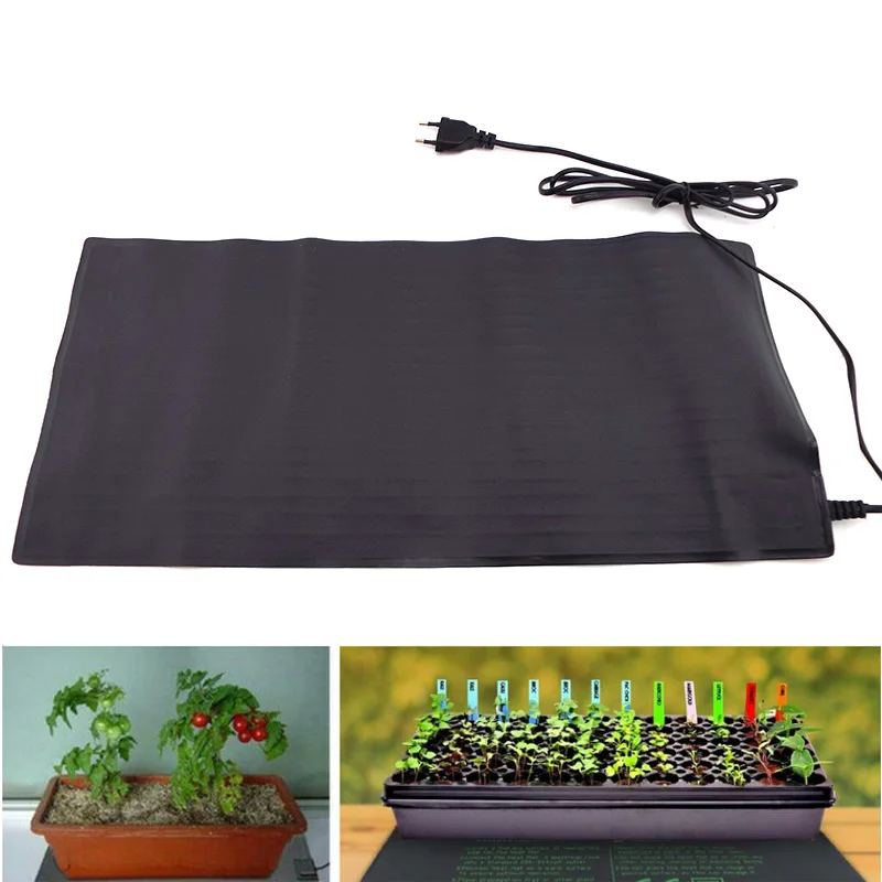 

110V/220V Plant Heating Mat Nursery lower Starter Pad Waterproof Germination Propagation Clone Garden Supplies Tools