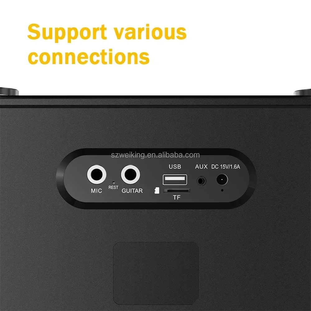 2025 PX6 Carillon con altoparlante Bluetooth wireless impermeabile, per feste ed esterni