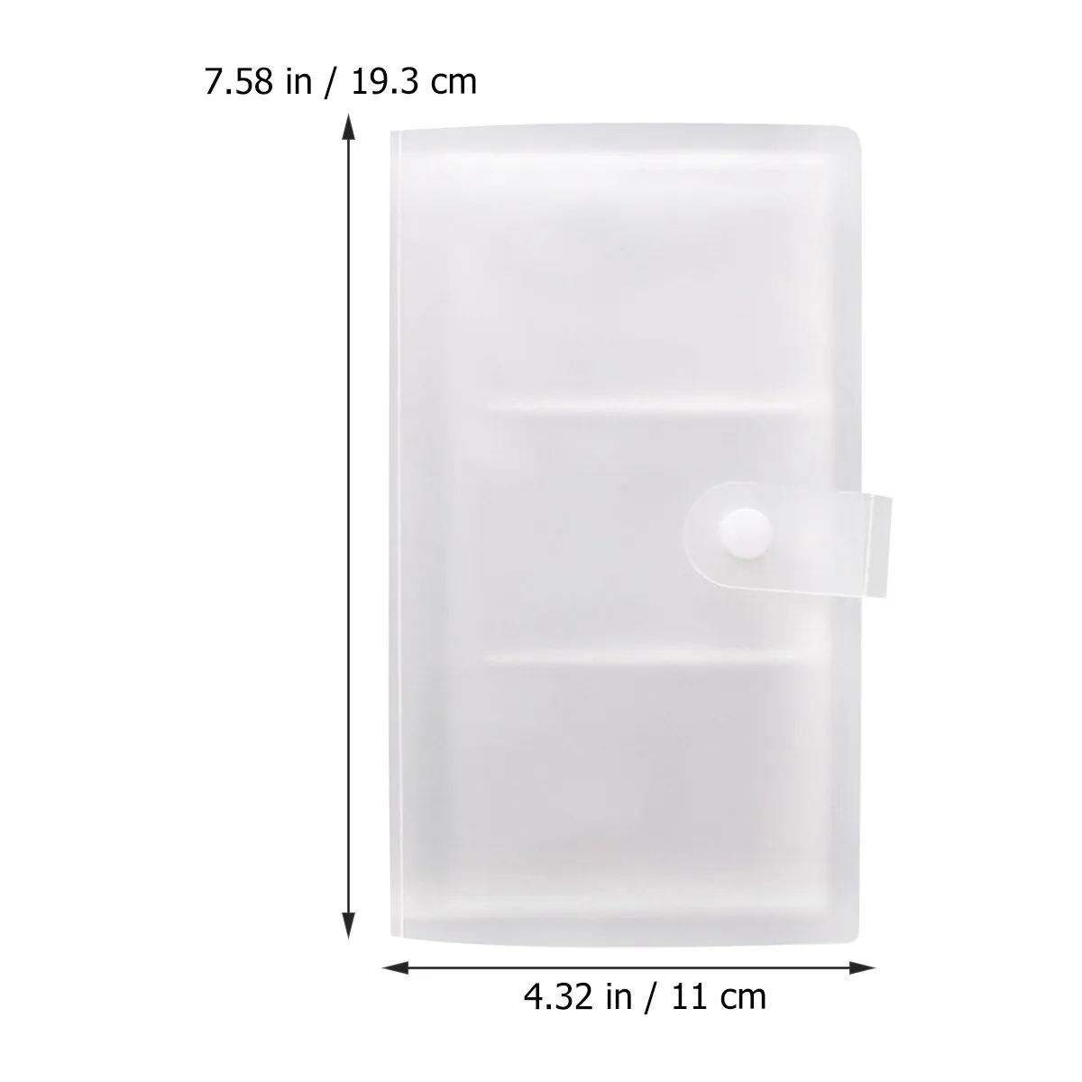 120 Slots Name Cards Holder Business Cards Book Premium Plastic Construction Portable Convenient Design for Professionals Office