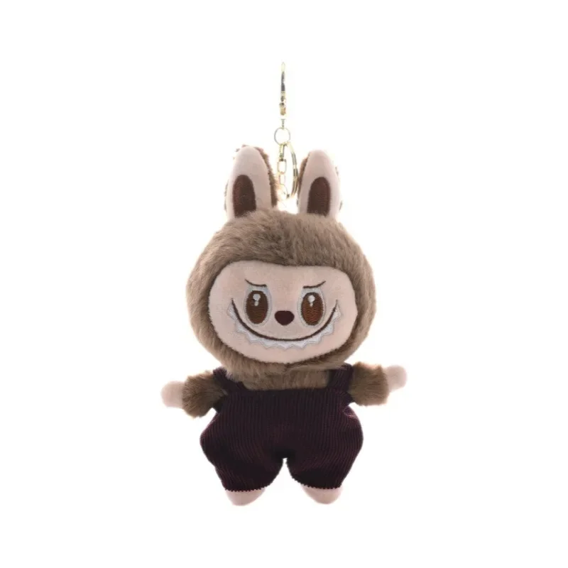 16cm LABUBU New Monster Plush Key Chain Bag Decoration Accessories Plush Doll Bag Pendant Decoration Keychain Women Girls Gifts