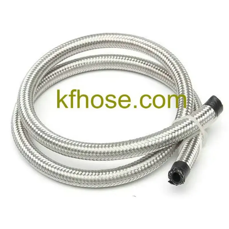 Hot Auto Cars An4 Stainless Steel Braided Outside Oil Cooler Hose for Racing Car Trucks Motorcycles  J1532  1M