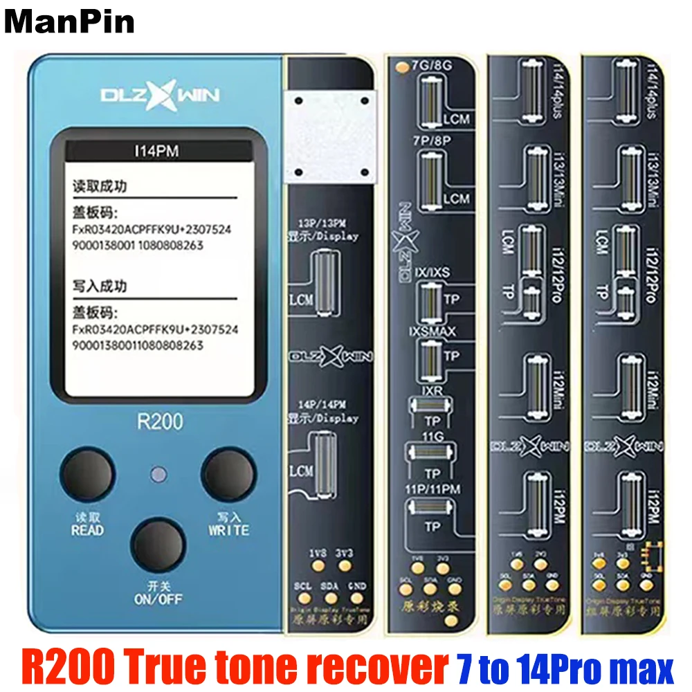 Small Board R200 Screen True Tone Recover Battery Face ID Repair Flex Cable Lattice Testing Activating For iPhone 7 to 14 Plus