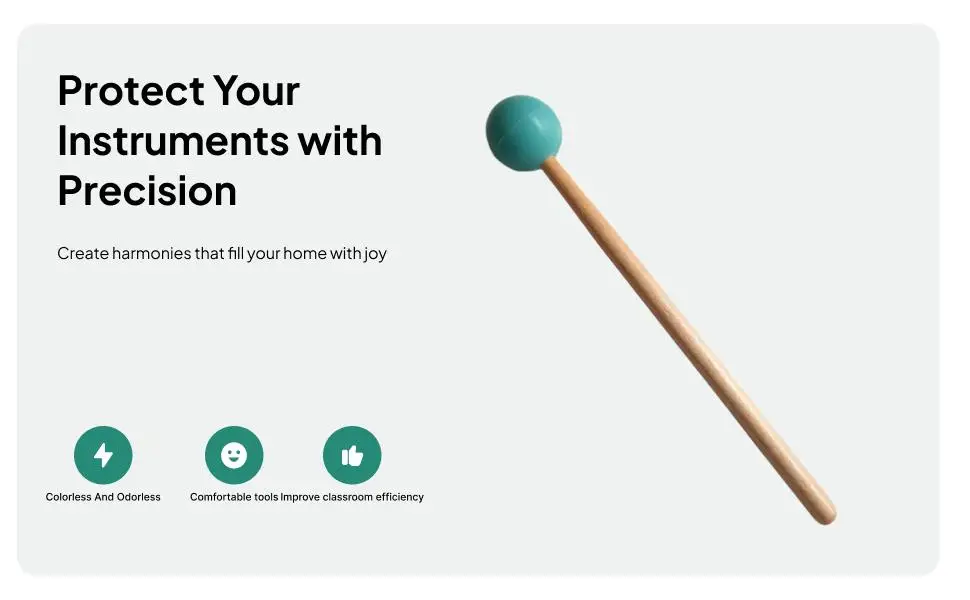 

Tuning Fork Mallet Length 18cm Spare Part Percussion Xylophone Bell Mallet