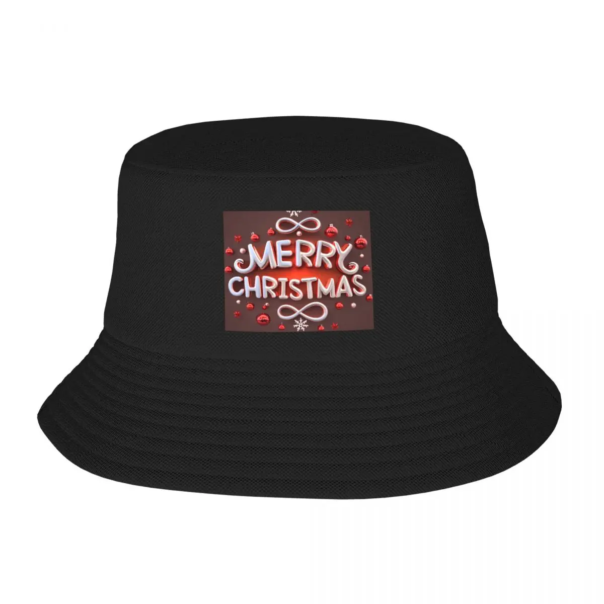 

Merry Christmas 1 Bucket Hat custom hats Beach Bag dad hat Mens Hat Women's