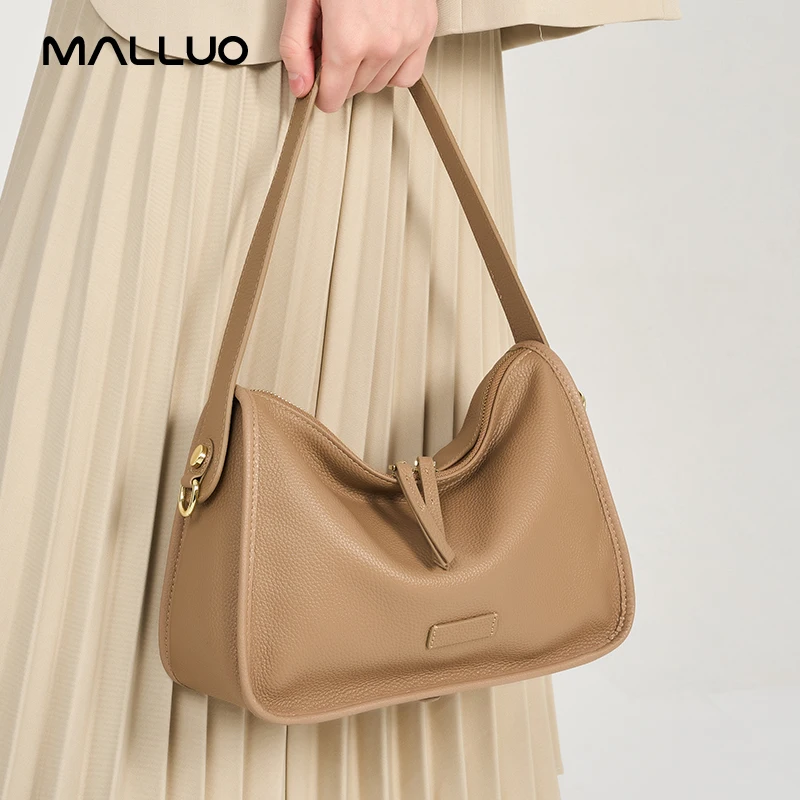 

Ladies Fashion Commuting Handbags Female Natural Cowhide Casual Crossbody Bag Women's Retro Cow Genuine Leather Shoulder Bags