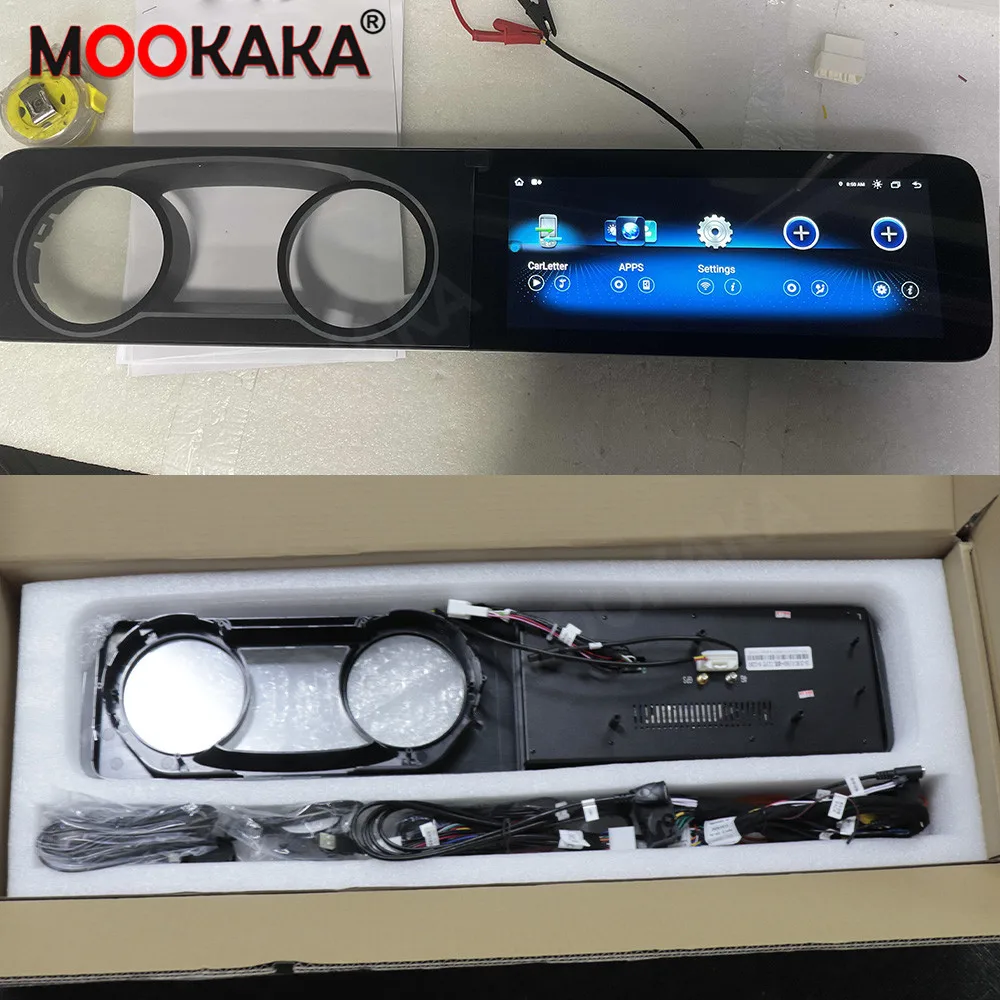 Qualcomm Dual Screen For Mercedes-Benz E Class W213 2016-2019 Car Carplay Android GPS Navigation Head Unit Multimedia Player BT