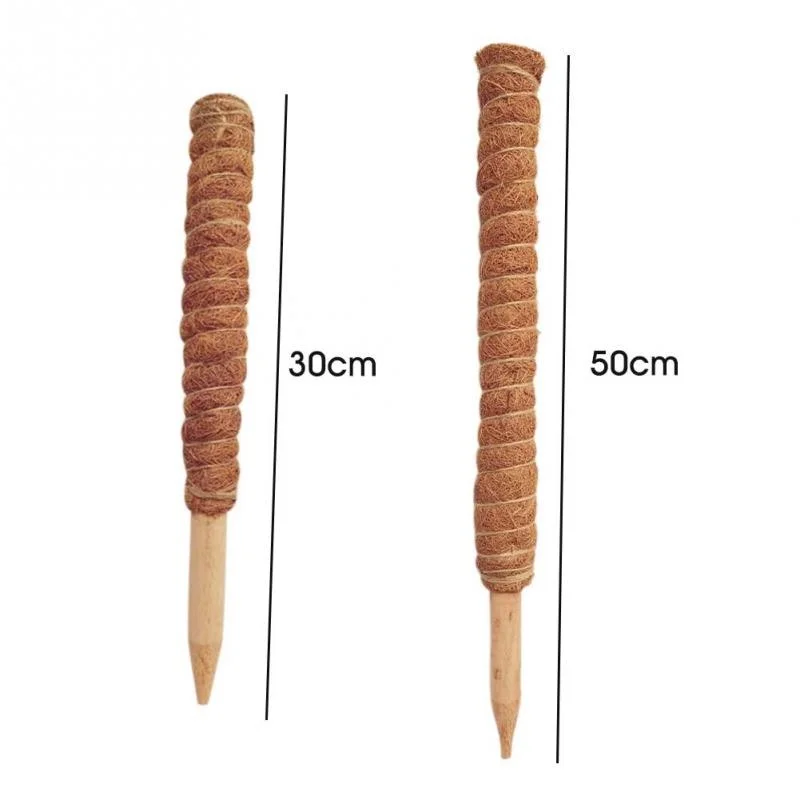 30/40/50 cm Pflanze Klettern Kokos Totem Pole Sichere Gartenarbeit Kokosnuss Stick Für Klettern Pflanzen Reben und Creepers Anlage Unterstützung – Detail 1