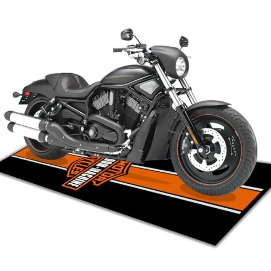 

Motorcycle Mat for Garage 79x31 Inches Pit Garage Floor Mat Oil Absorbent Pad PVC Rubber Backing Layer Protects Floor from Spil