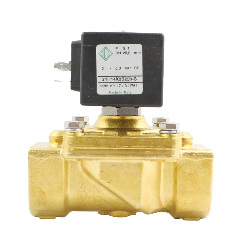 

Оптовая продажа, Италия, 2-ходовой, 1/2 дюйма, нормально закрытый электромагнитный клапан ODE 24 В для воды 21H12K0V120(8W) 21H12K0E120(8W) 21H12K0B120(8W)