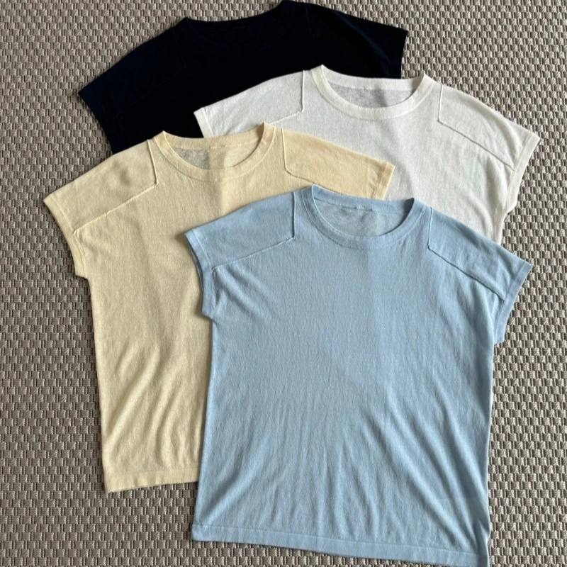 Deconstructed Shoulder Line Kn - T-Shirts 评论和价格
