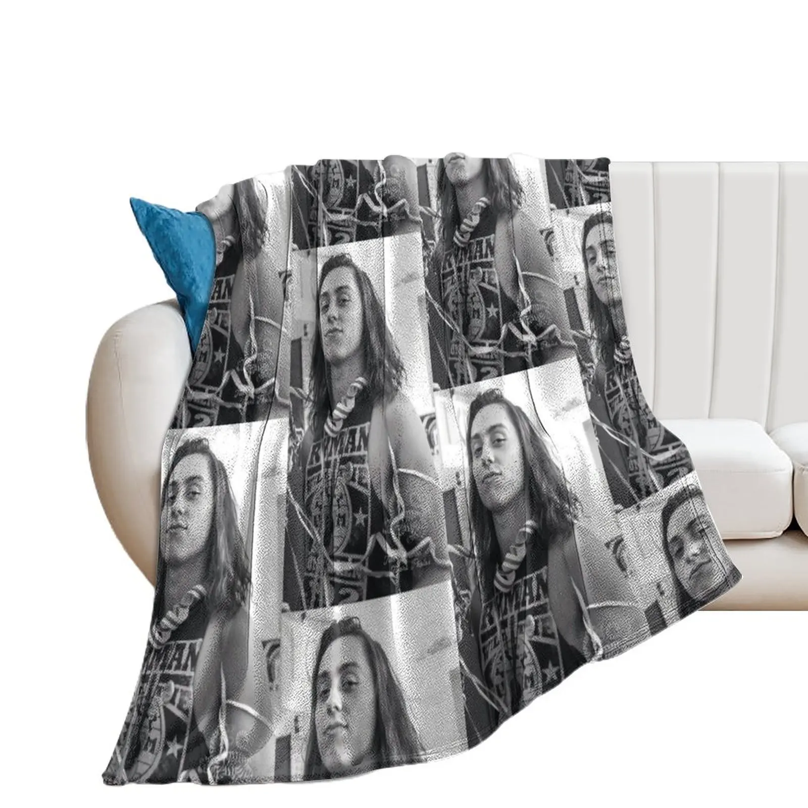 Черно-белое пледовое одеяло Jakey, модные пледы на диван, одеяла