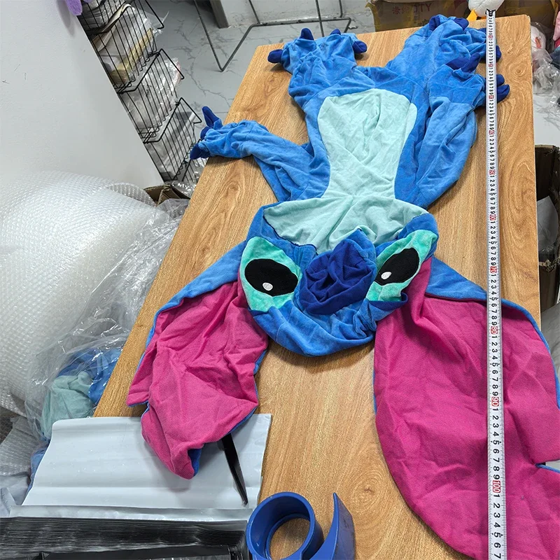 

110cm Big Lilo and Stitch Disney Plush Toys Pixar Anime Stich Doll Pillow Semi-finished Leather Holster Gift for Kids Xmas