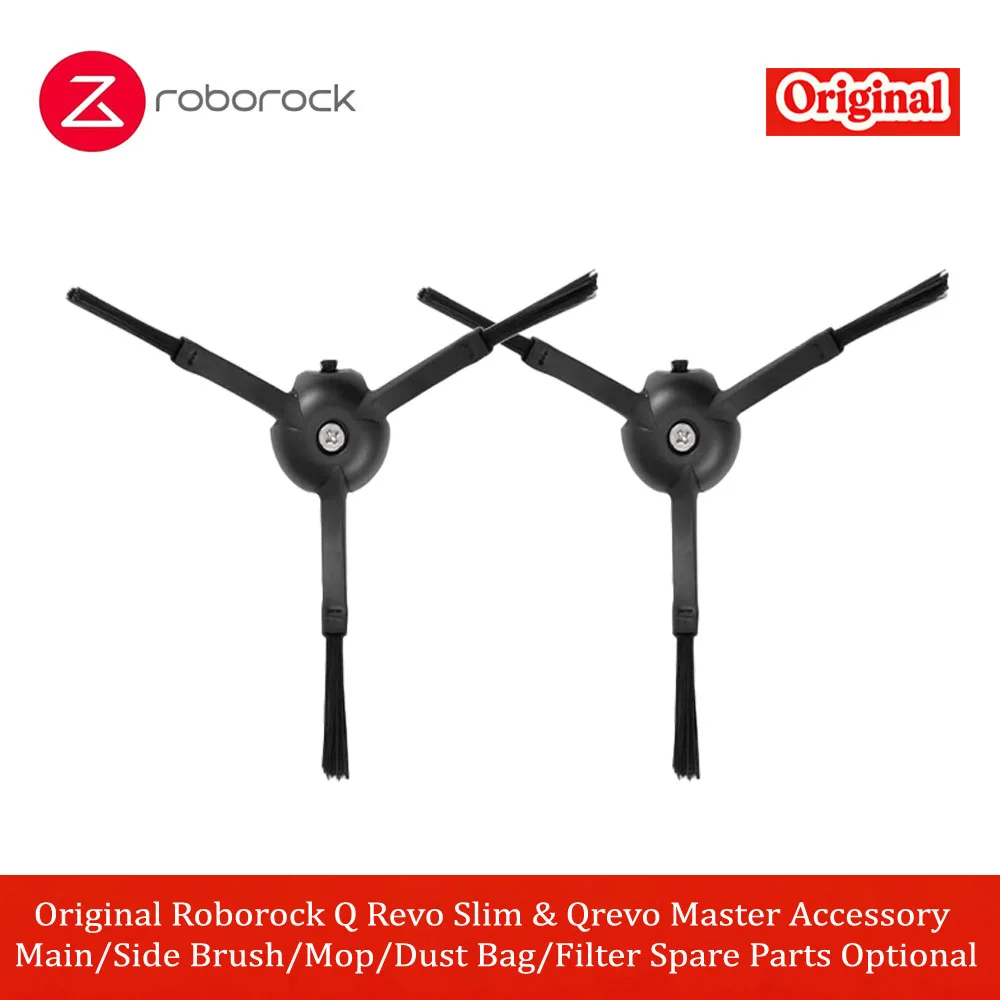 Original Roborock Qrevo Master/Q Revo Slim Accessory Main/Side Brush/Mop/Dust Bag/Filter Spare Parts Optional
