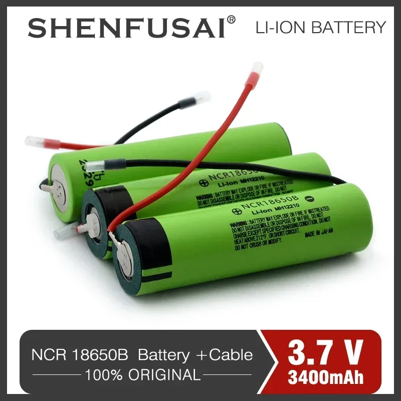 

18650b Lithium-ion Rechargeable Battery with 3.7V and 3400mAh Capacity for Digital Devices