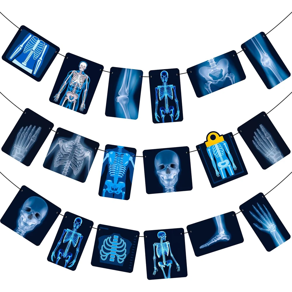 Радиологические баннеры на тему рентгеновского луча, радиологические украшения для дня рождения, рентгеновский баннер для вечеринки, медицинская тематическая вечеринка, детский душ