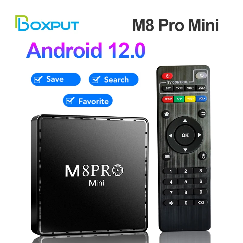 

M8 Pro Mini 10K 16G Retro Video Game Console 2.4G Wilress Controllers Android 12 TV Box Wifi MaliG31 CPU Dual System