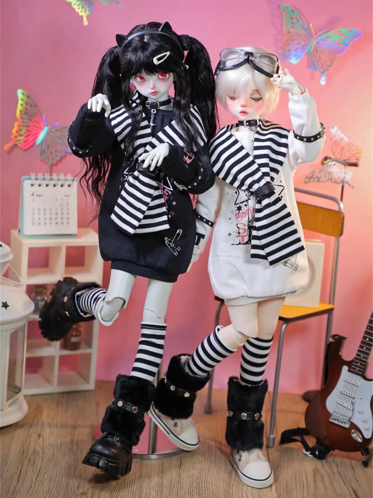 Nieuwe Collectie Bjd Pop Kleding Voor 1/4 Pop Accessoires Msd Dd Trui Sokken Sjaal Pop Dress Up Cadeau Diy Kleding (Geen Pop)