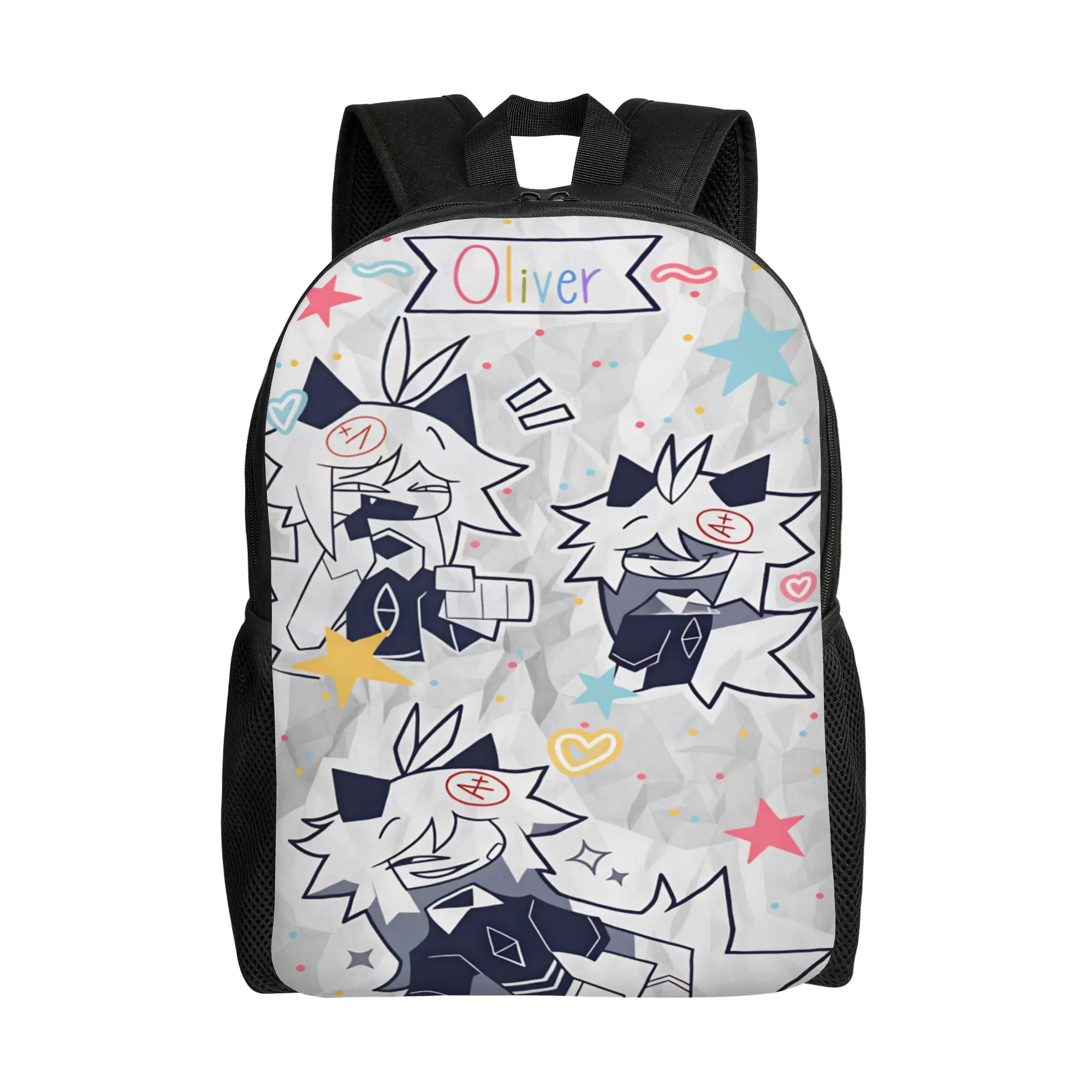 Fundamental Paper Education Backpack  Streetwear Backpacks Boy Daily Pattern High School Bags Design Rucksack