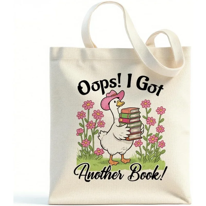 

Сумки с принтом «Дикий цветок, мама, гусь», забавный мультяшный подарок на день матери, холщовая большая сумка, женская многоразовая сумка для покупок на плечо