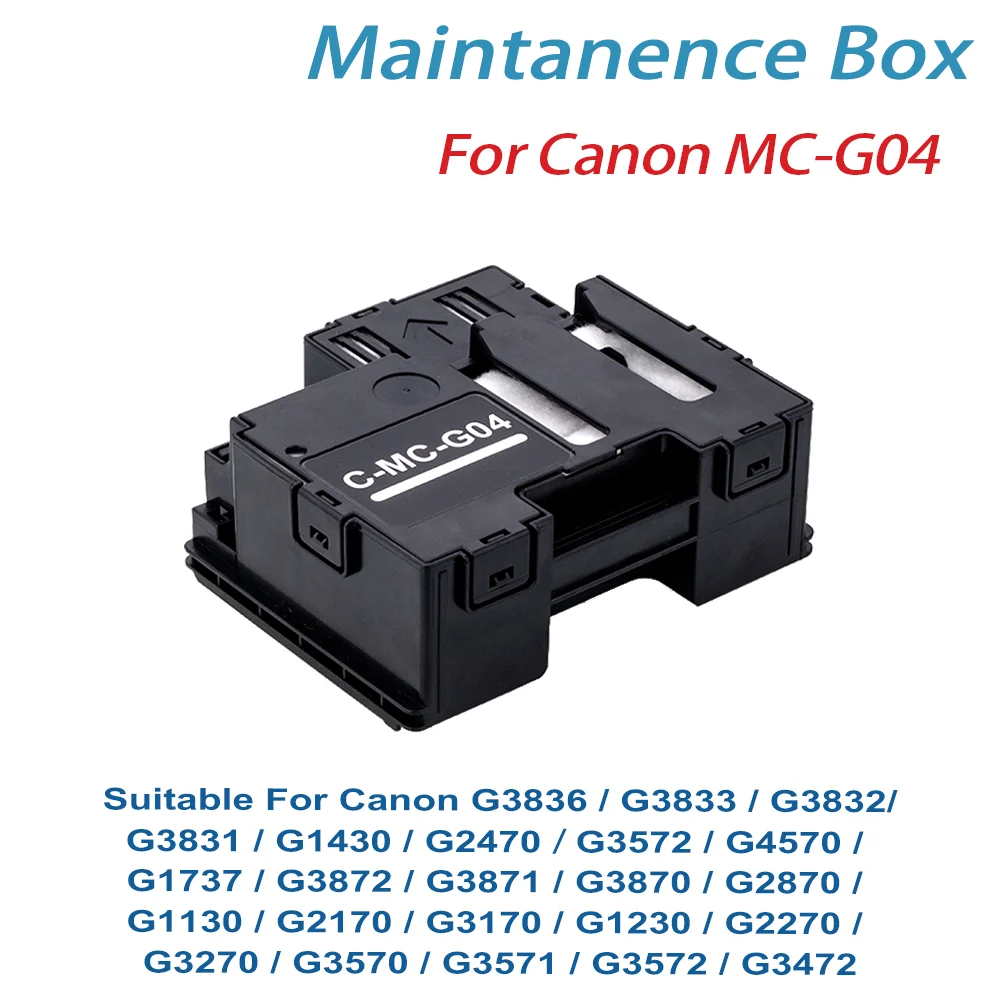 MC-G04 MCG04 Maintenance Box For Canon G3836/G3833/G3832/G3831/G1430/G2470G3572/G4570/G1737/G3872/G3871/G3870/G2870/G1130/G2170