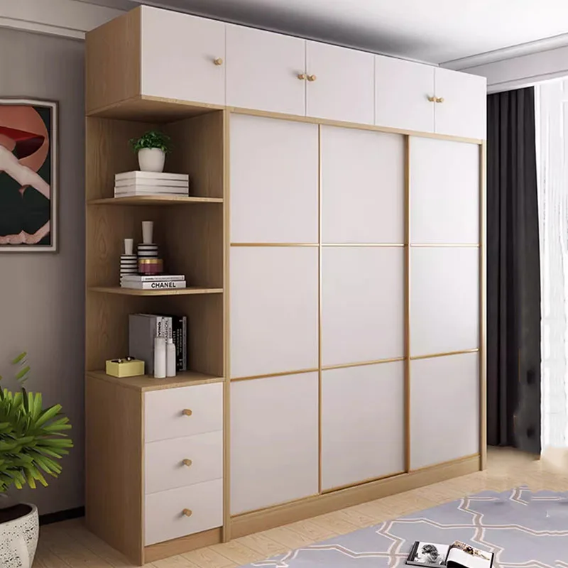 Dressing Table Wardrobe Drawers Wooden Clothes Storage Wardrobe Bedroom Organizer Ropero Armable De Ropa Room Furniture