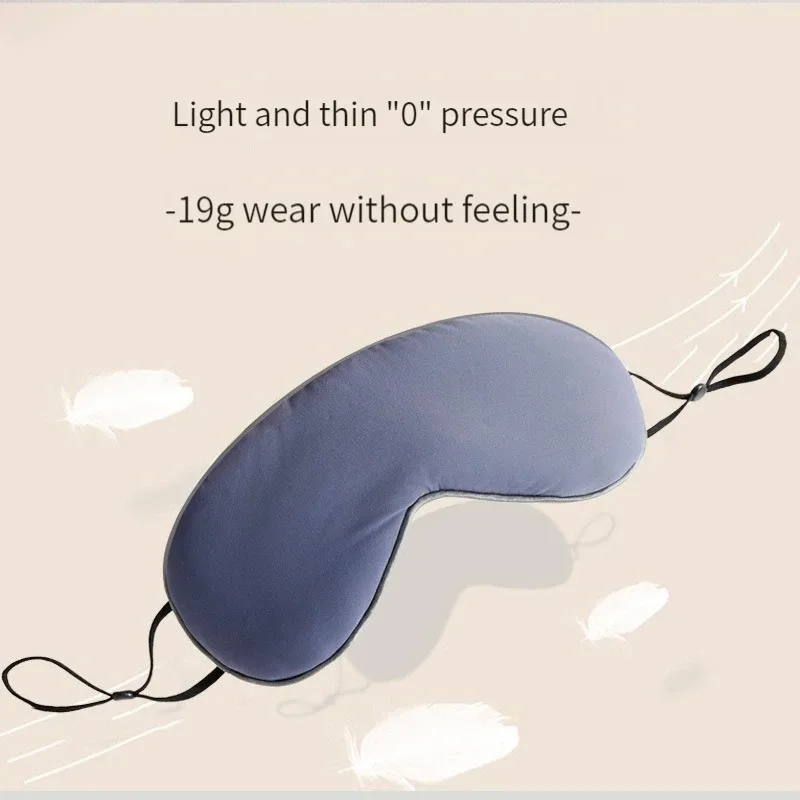 Sleeping Eye Mask Korean Style Ice Silk Warm And Cool Dual Use Adjustable Travel Light Blocking Breathable Eye Mask